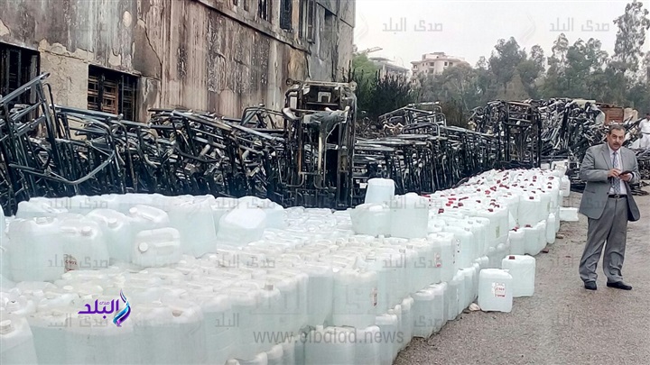 صورة من الحريق