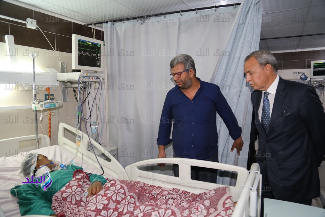 محافظ قنا يتابع حالة الشاب المصاب بنزيف بالمخ محافظ قنا يتابع حالة الشاب المصاب بنزيف بالمخ