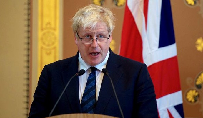 وزير الخارجية البريطاني بوريس جونسون