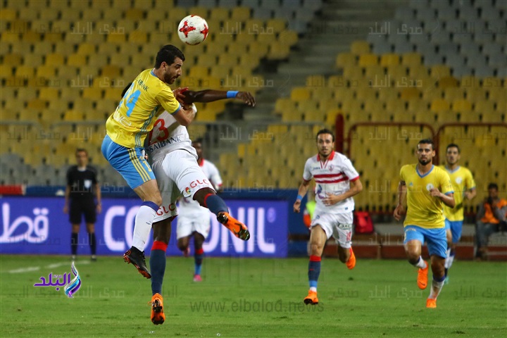 جانب من مباراة الزمالك والإسماعيلي