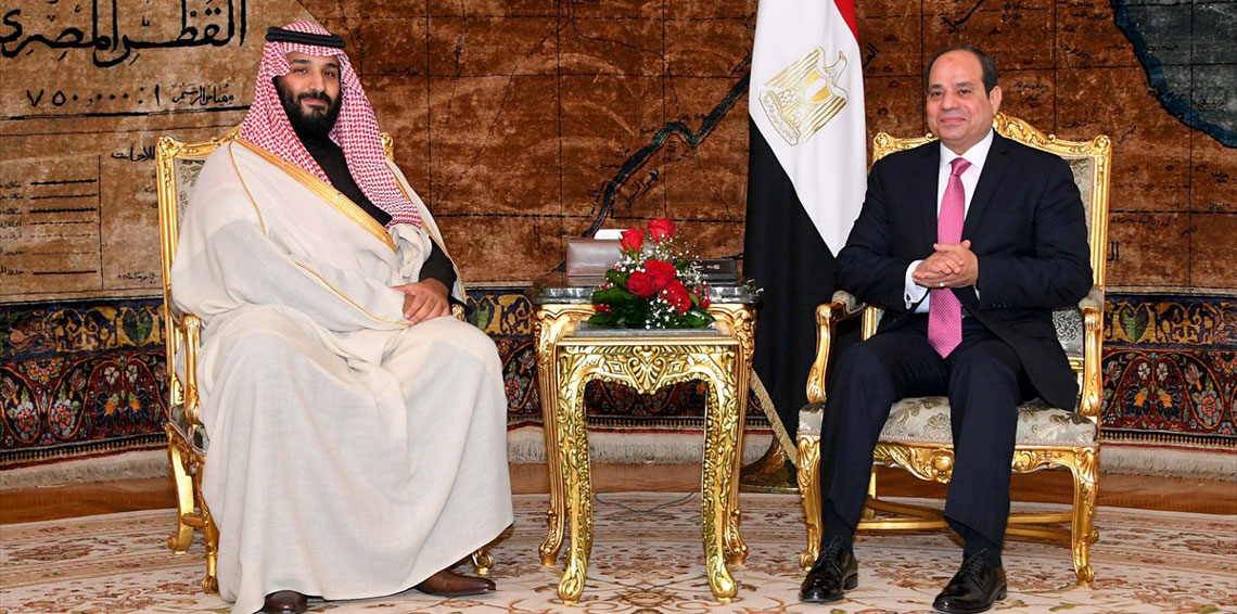 الرئيس السيسي وولي العهد السعودي الرئيس السيسي وولي العهد السعودي