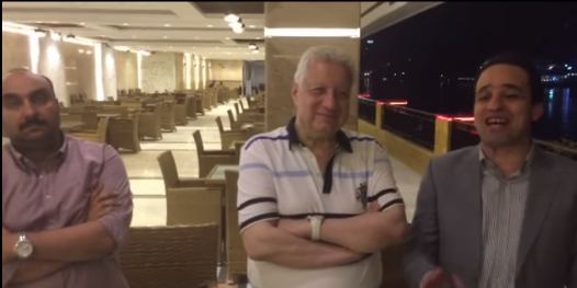 مرتضى منصور ومالك قناة الحدث اليوم مرتضى منصور ومالك قناة الحدث اليوم