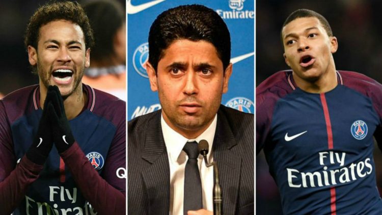 الخليفى ونيمار ومبابى 