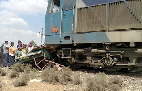 حادث تصادم قطار - ارشيفية