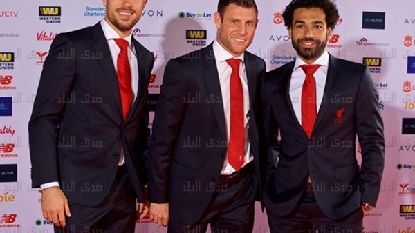محمد صلاح بحفل الافضل في ليفربول