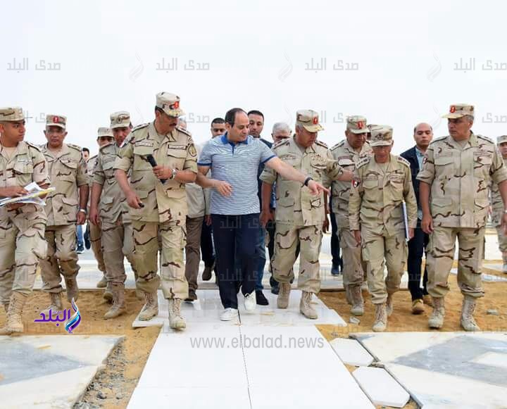 الرئيس السيسي في العاصمة الإدارية 