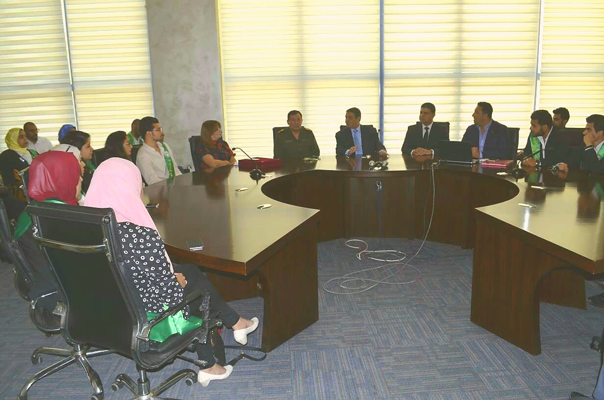 جانب من مشاركة كلية الادارة والاقتصاد ونظم المعلومات 