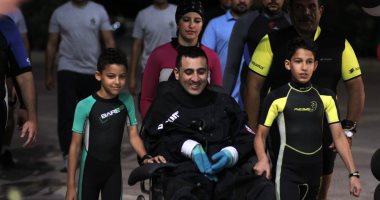 بطل الغطس المصرى ولاء حافظ