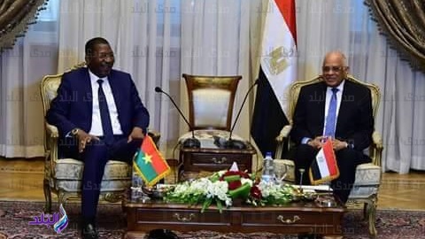 عبد العال يستقبل رئيس الجمعية الوطنية لجمهورية بوركينا فاسو