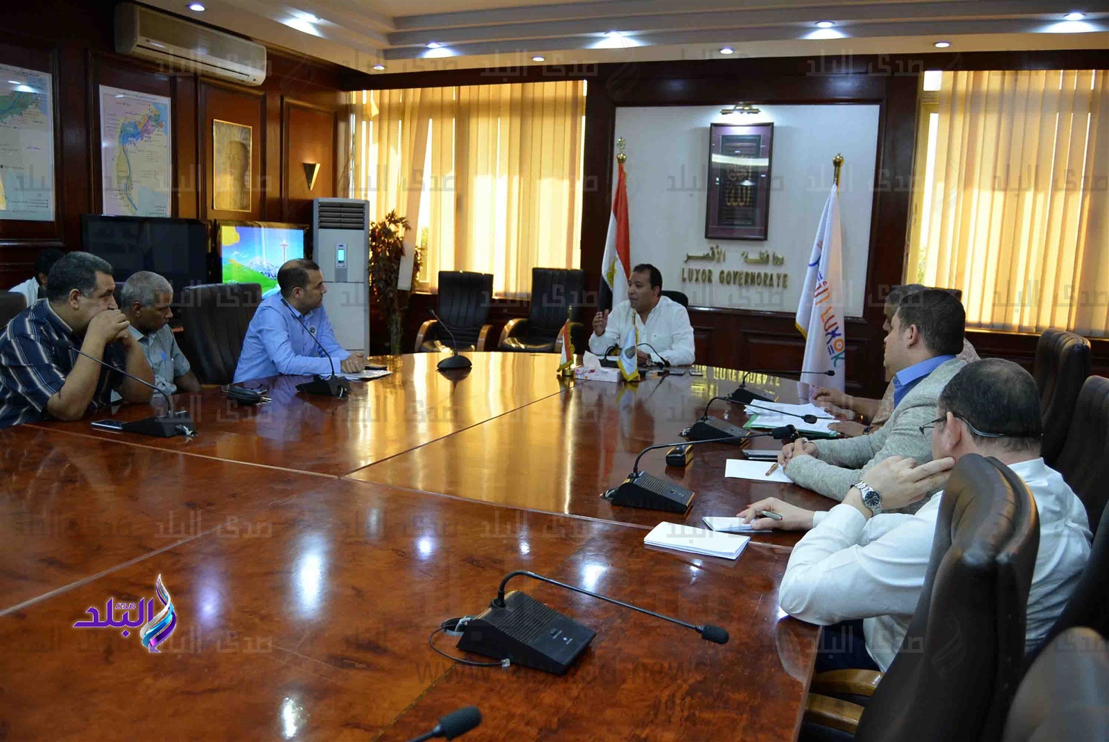 محافظ الاقصر يجتمع مع القطاع الصحى...صور