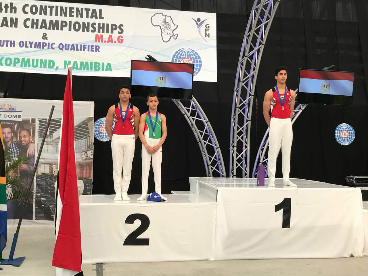 مصر تحصد 39 ميدالية ببطولة افريقيا للجمباز