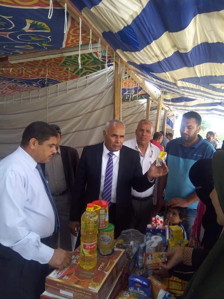 افتتاح معرض اهلا رمضان بمدينة بئر العبد