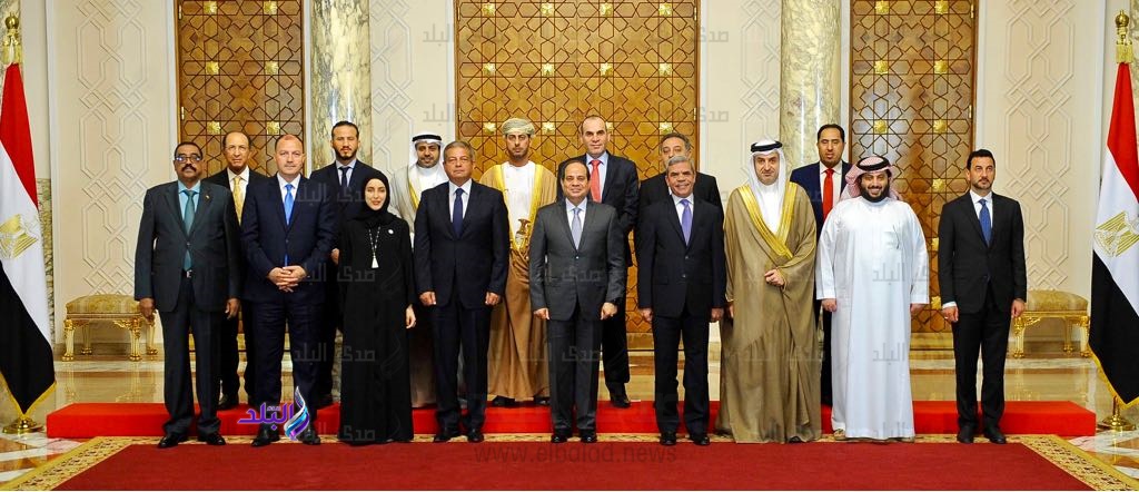 الرئيس السيسي والوزراء العرب الرئيس السيسي والوزراء العرب