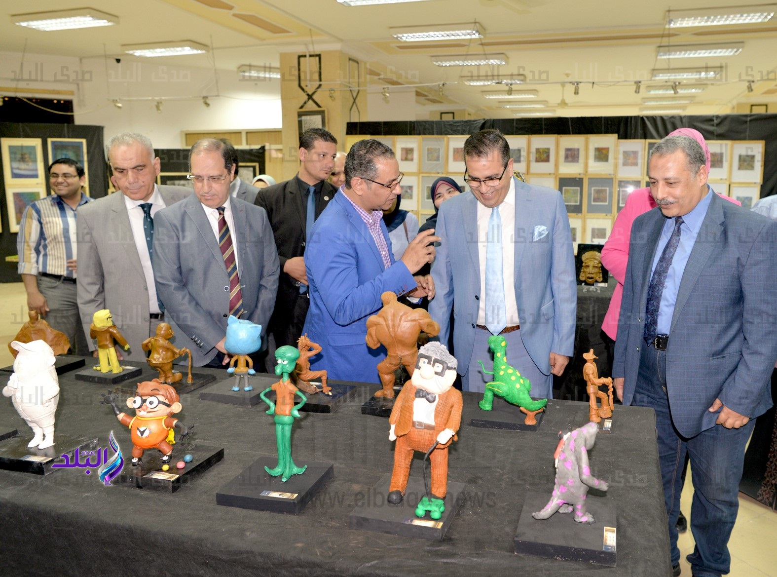 المعرض السنوى الرابع لكلية فنون جميلة 