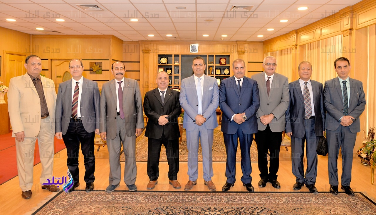 رئيس جامعة المنصورة يستقبل رئيس جامعة الأزهر رئيس جامعة المنصورة يستقبل رئيس جامعة الأزهر