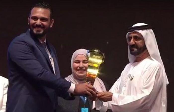محمود وحيد أثناء التكريم