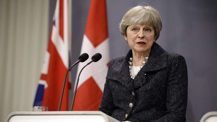 رئيسة وزراء بريطانيا تيريزا ماي 