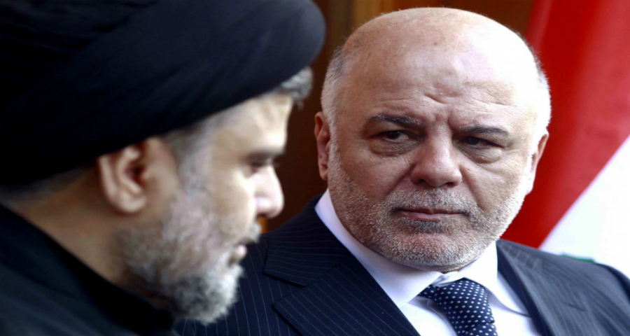 حيدر العبادي ومقتدى الصدر