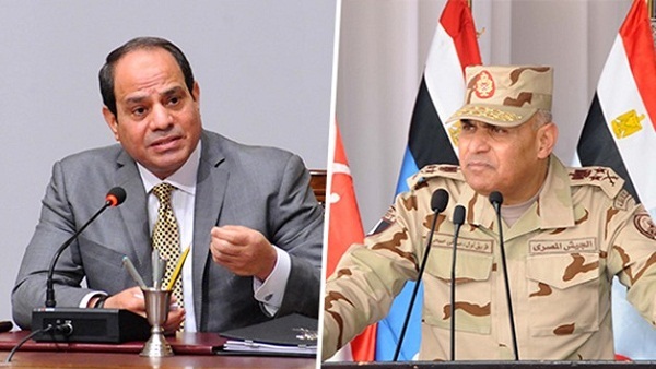الرئيس السيسي ووزير الدفاع الرئيس السيسي ووزير الدفاع