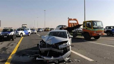 حادث تصادم سيارة - ارشيفية حادث تصادم سيارة - ارشيفية