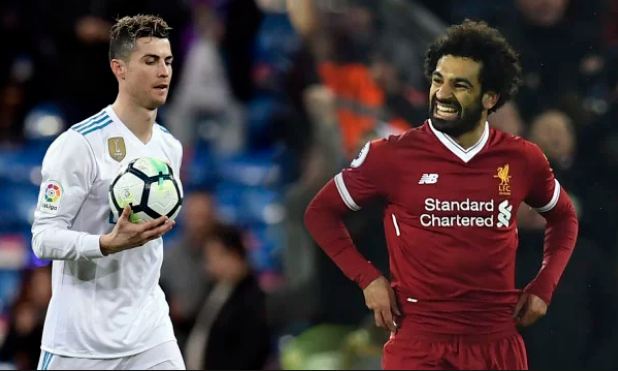 كريسيتانو رونالدو ومحمد صلاح 