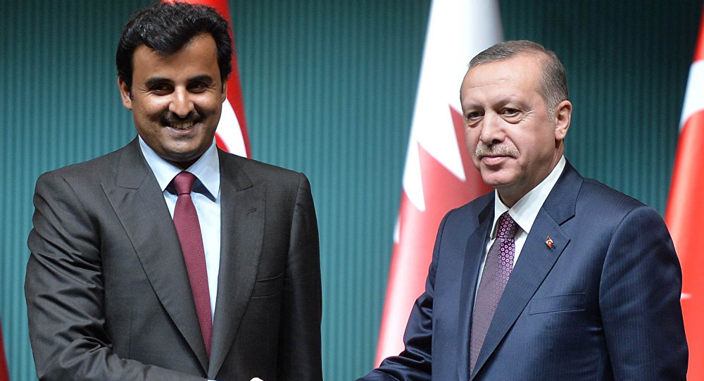 أردوغان وتميم أردوغان وتميم