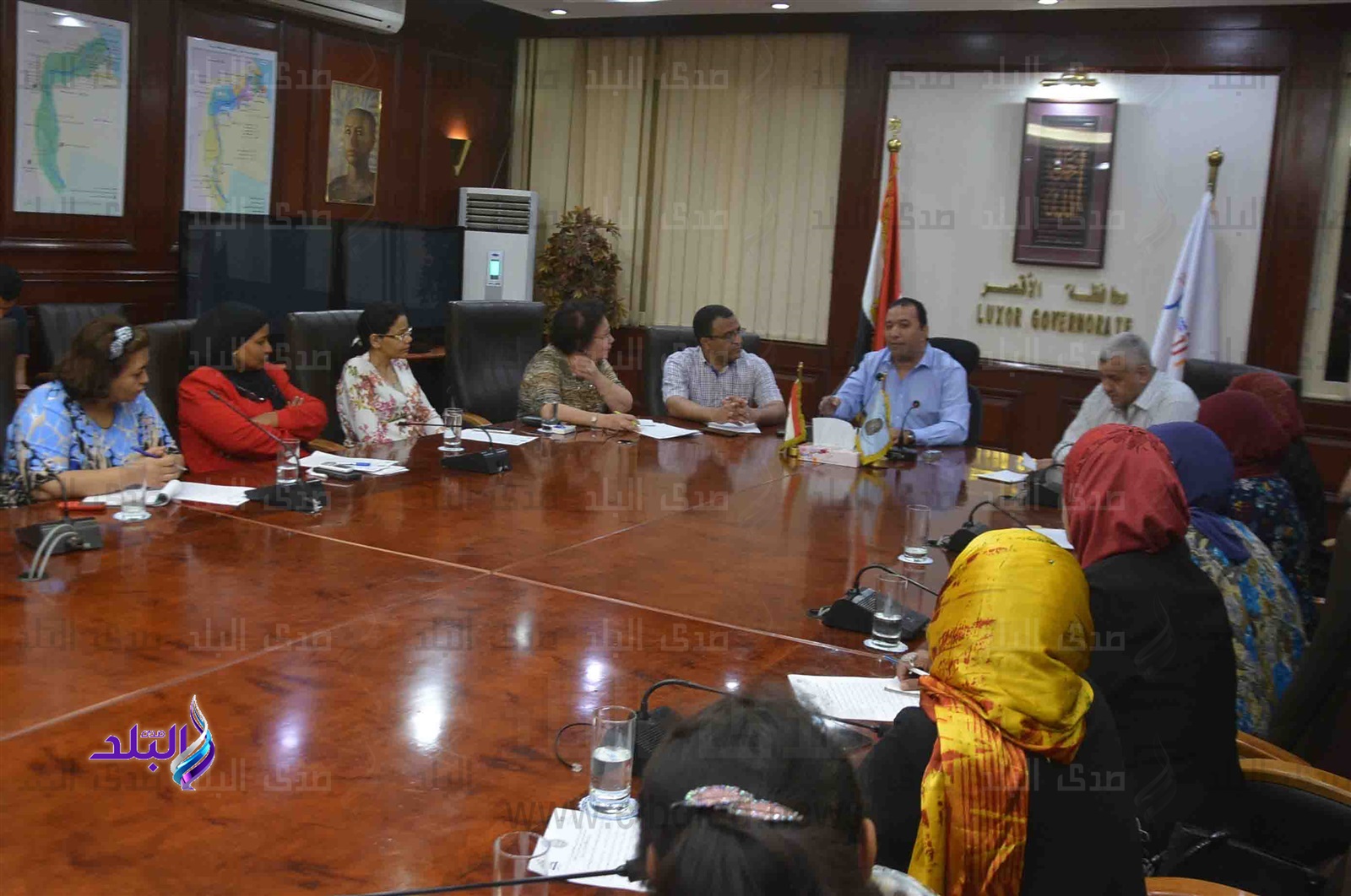 اجتماع محافظ الاقصر