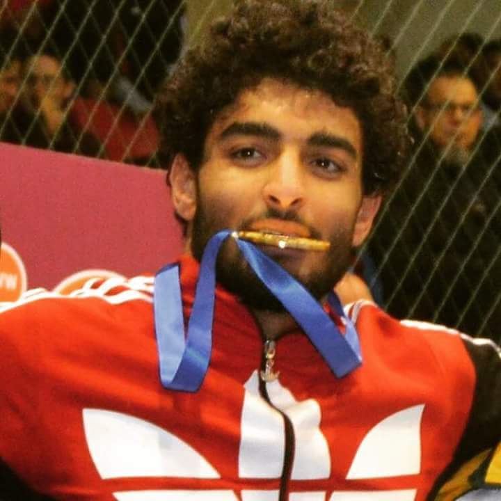 محمود فوزى لاعب المصارعة  محمود فوزى لاعب المصارعة