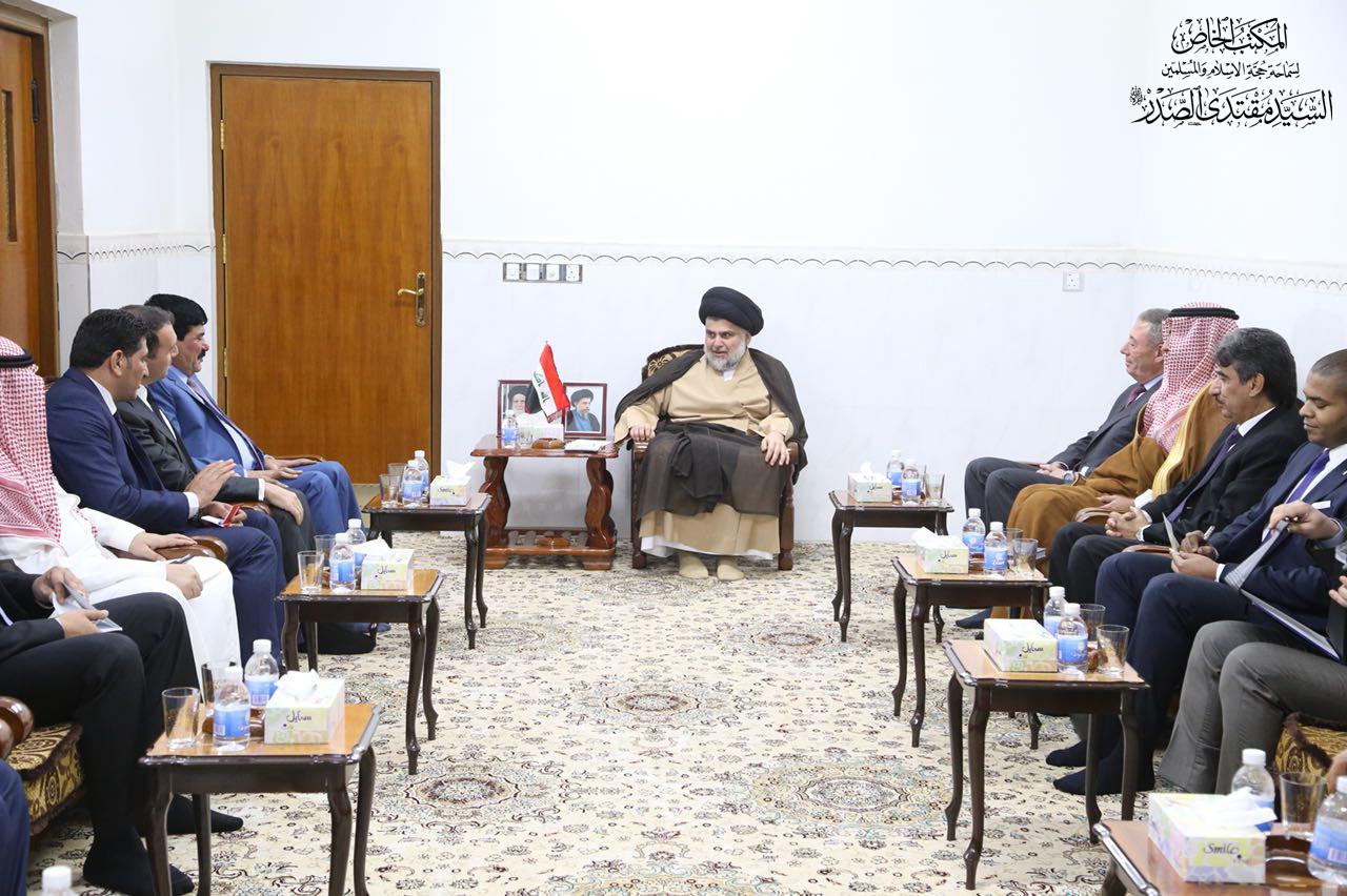 الصدر مع سفراء الدول العربية اليوم الصدر مع سفراء الدول العربية اليوم