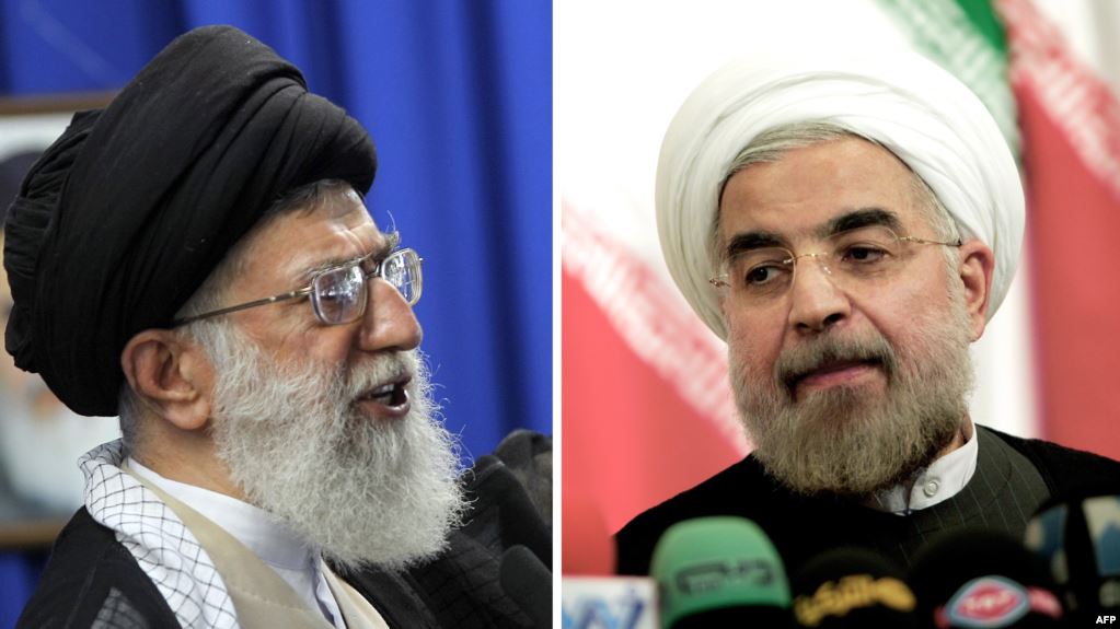 حسن روحاني وآية الله خامنئي