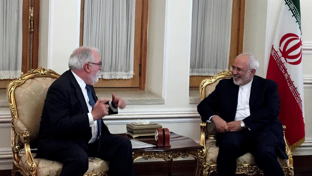 وزير الخارجية الإيراني مع المفوض الأوروبي للطاقة وزير الخارجية الإيراني مع المفوض الأوروبي للطاقة