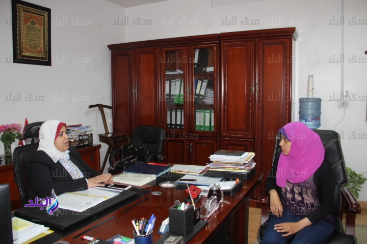 محررة صدى البلد مع الدكتورة إيمان السيد