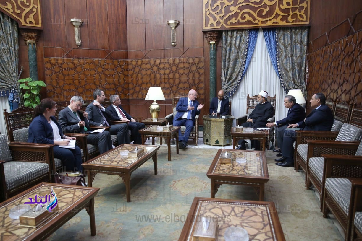 شيخ الأزهر ووفد ألماني