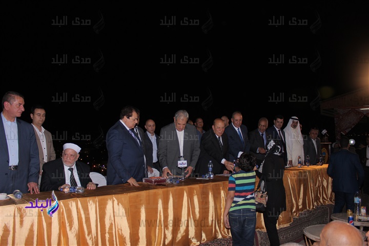  رجل الأعمال، محمد أبو العينين، في حفل إفطار أبناء الصعيد