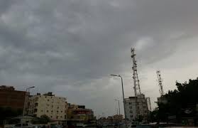 الغيوم تغطى الوادى الجديد الغيوم تغطى الوادى الجديد