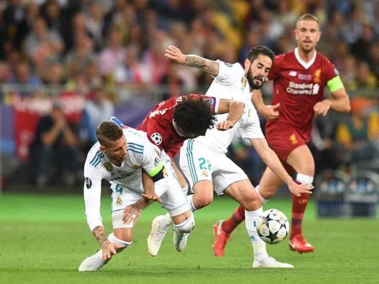 لحظه إصابه محمد صلاح لحظه إصابه محمد صلاح