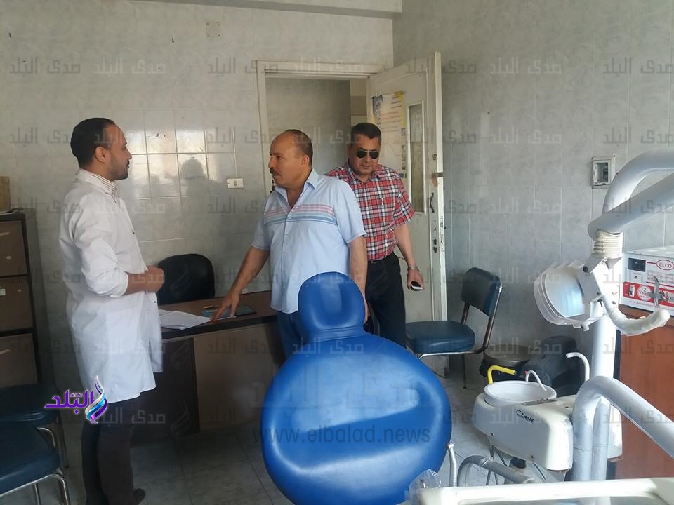 مرور رئيس مدينة كفرالزيات على المستشفى العام 