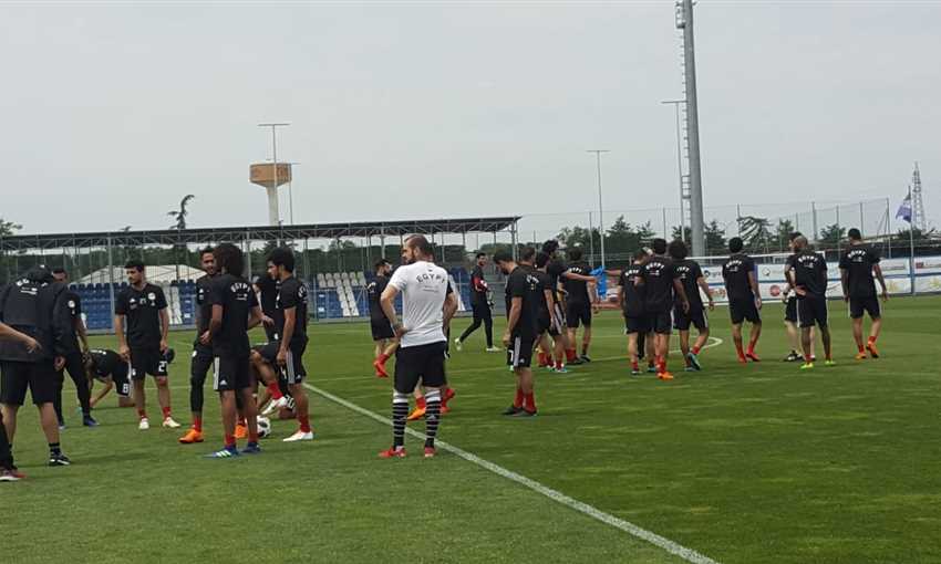 مران منتخب مصر في ايطاليا مران منتخب مصر في ايطاليا