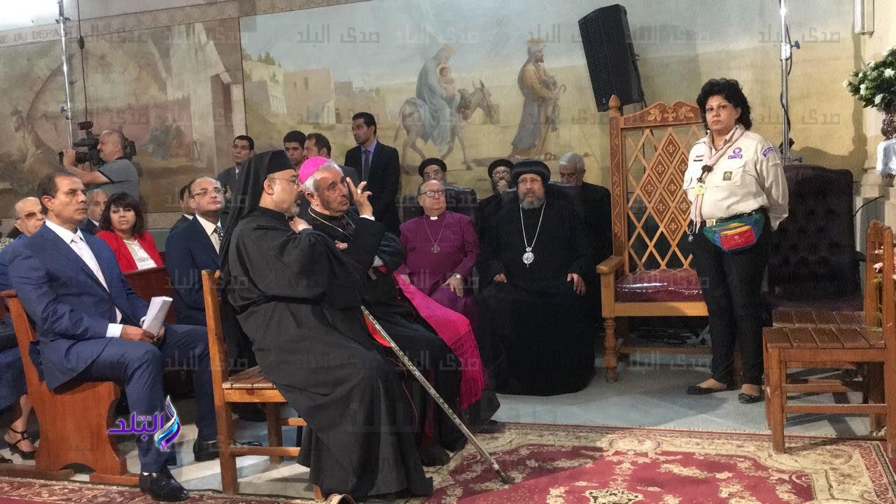  افتتاح مغارة العذراء بالمطرية