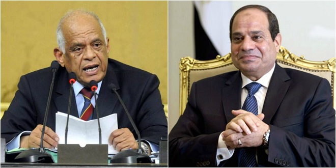 السيسى وعبد العال السيسى وعبد العال