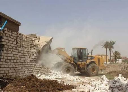  إزالة 1164 حالة تعدي على الأراضي الزراعية بالمنيا 