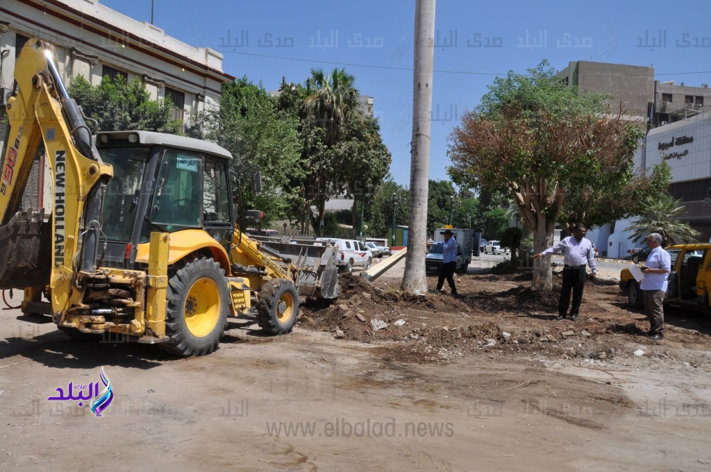  تطوير 7 ميادين بأسيوط .. صور 