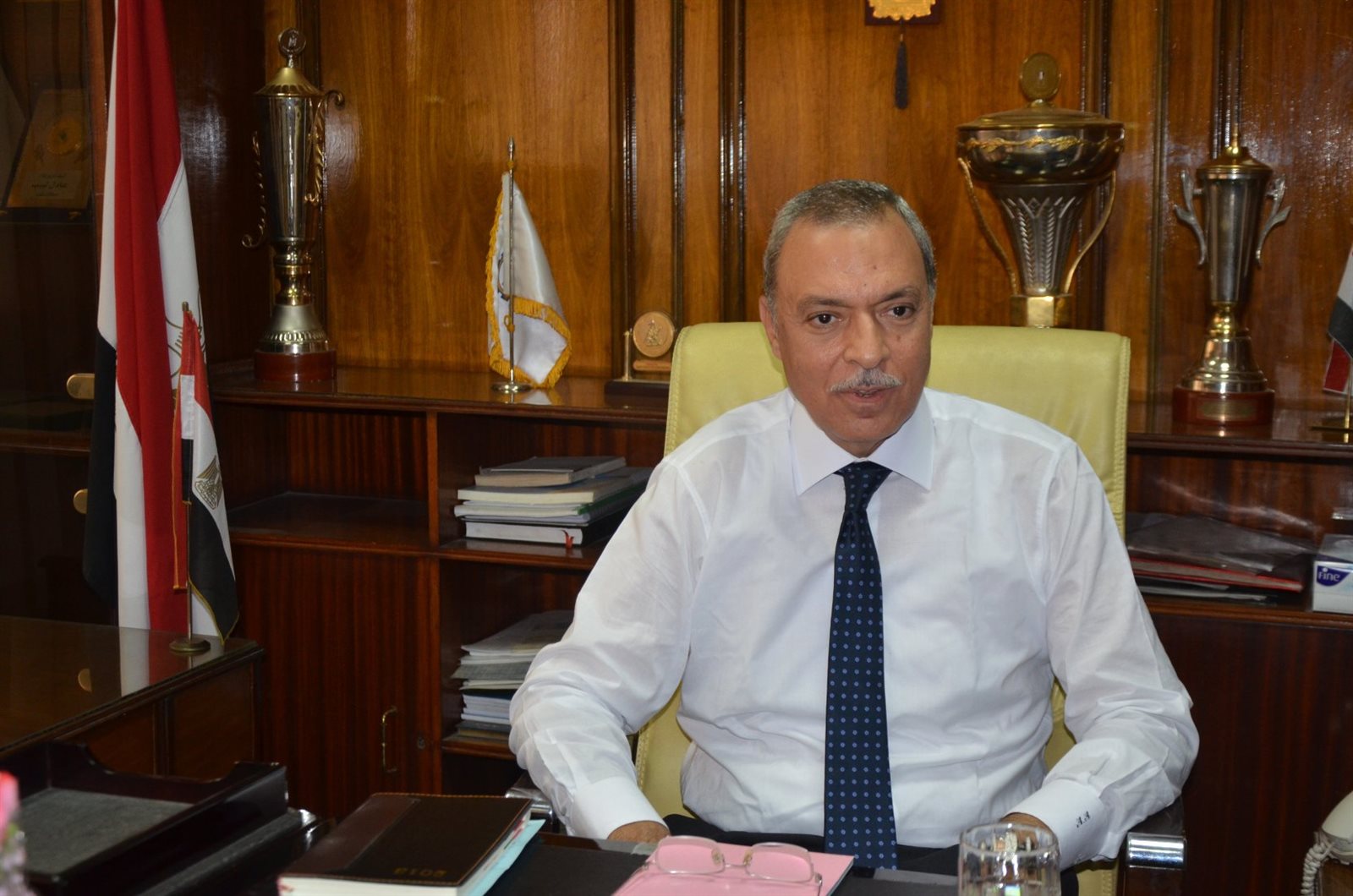 محافظ قنا اللواء عبد الحميد الهجان