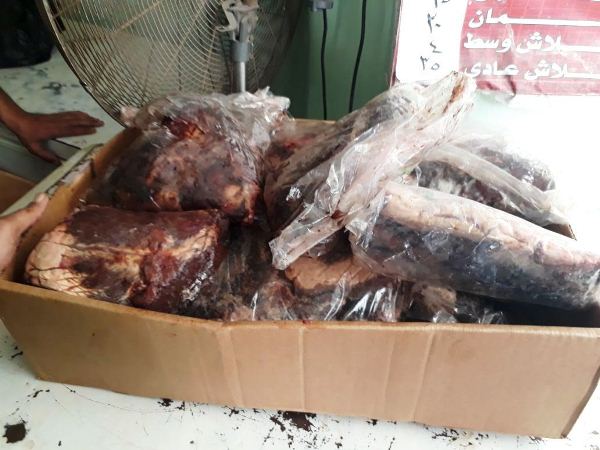  لحوم ودواجن غير صالحة للإستهلاك الآدمي 