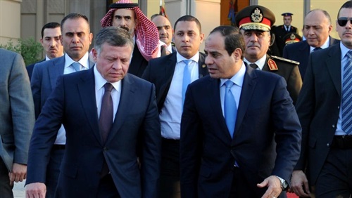 الرئيس عبد الفتاح السيسي والعاهل الأردني