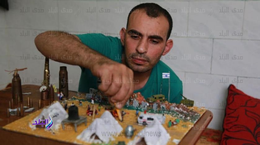 الفنان الفلسطيني مجدي أبو طاقية 