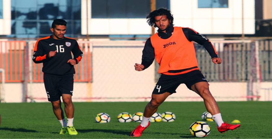 عمرو بركات مع الشباب السعودي