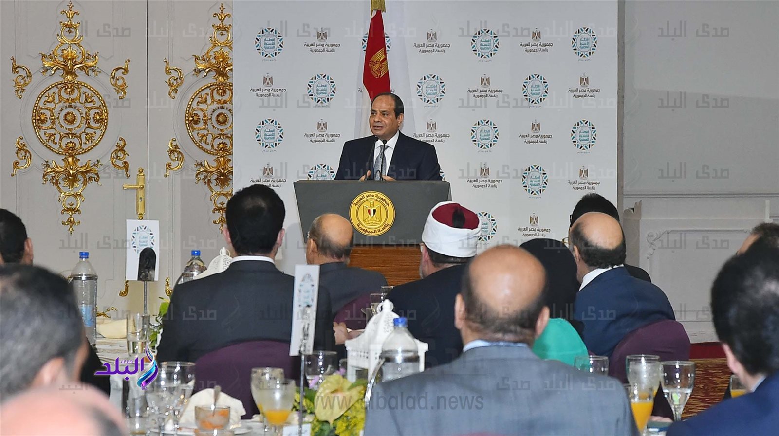  السيسي في حفل إفطار الأسرة المصرية