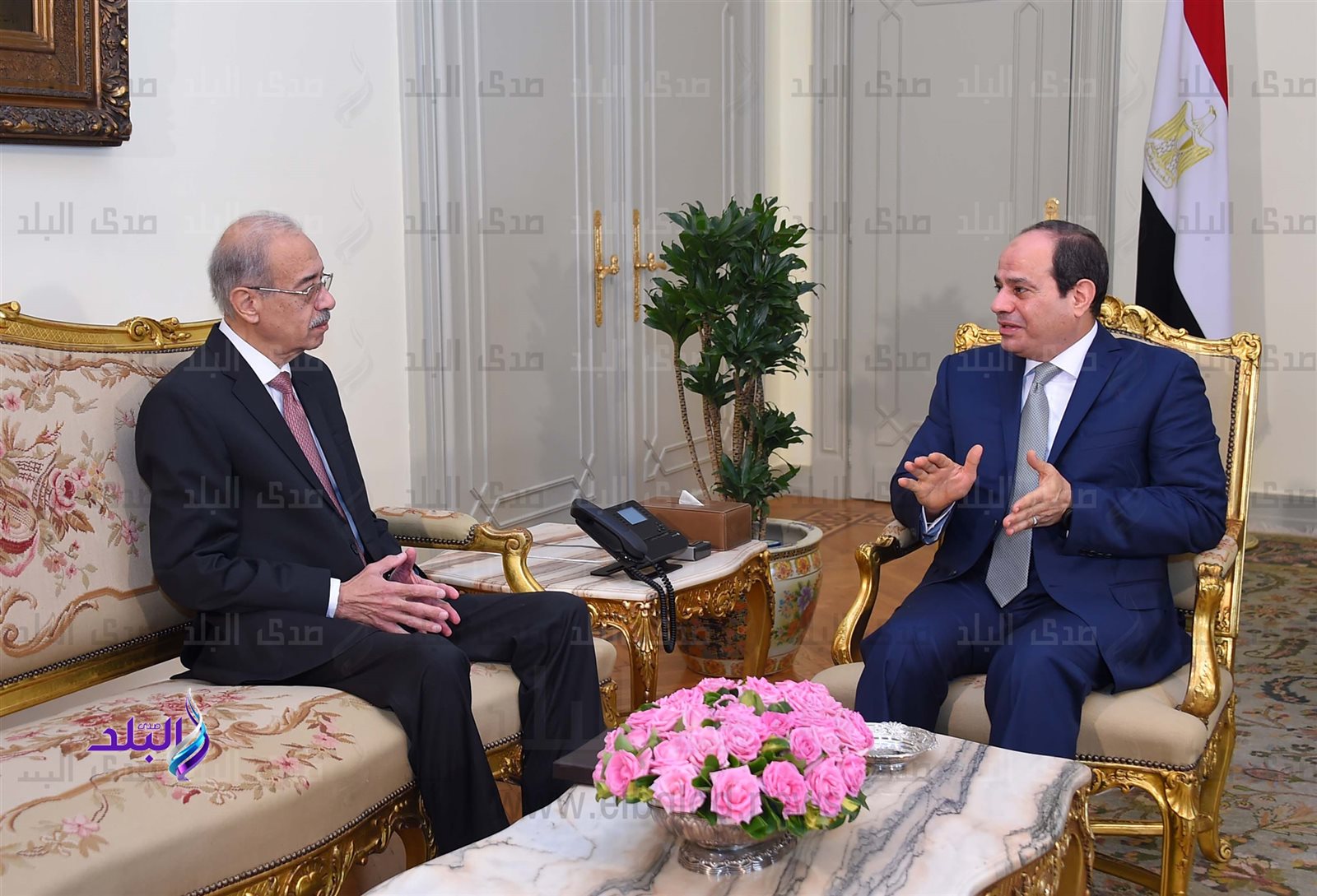الرئيس السيسي ورئيس الوزراء