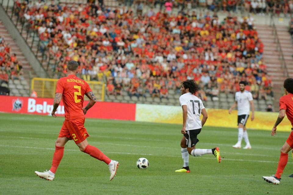 مباراة مصر وبلجيكا